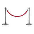 Polished Chrome Metal Ceremonial Stanchion (Qty 1)